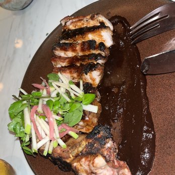 Ponto Lago - Kurobuta Pork Chop - New American Near Me - Carlsbad, California Ponto Lago - Kurobuta Pork Chop - New American Near Me - Carlsbad, California