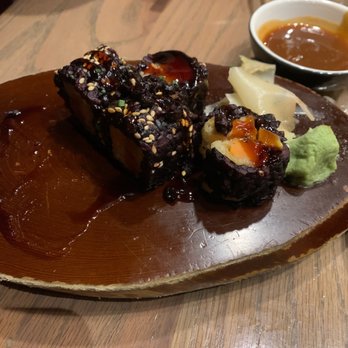 Union - Devon roll w/black rice - Japanese Near Me - Chicago, Illinois Union - Devon roll w/black rice - Japanese Near Me - Chicago, Illinois