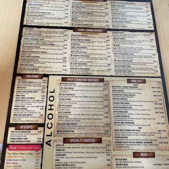Tipsy Beans Cafe - Menu continued - Bars Near Me - Williamsburg, Virginia