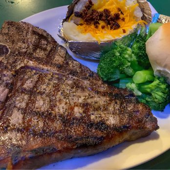 Central Station Bar & Grill - t-bone, cooked perfectly - American Near Me - Dodge City, Kansas