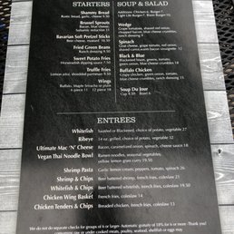 Menu, page 1 Menu, page 1