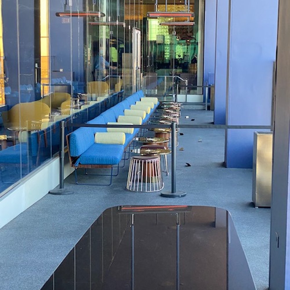 Skyfall Panoramic Bar & Lounge - Pricey real estate - the $100 per person minimum patio. - Cocktail Bars Near Me - Las Vegas, Nevada Skyfall Panoramic Bar & Lounge - Pricey real estate - the $100 per person minimum patio. - Cocktail Bars Near Me - Las Vegas, Nevada