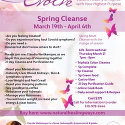 Natural Healing Ways - As we transition from the embrace of winter into the awakening of spring, it's the perfect time to embark on a journey of renewal!