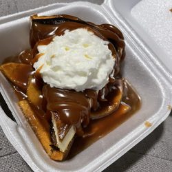 Beau’s Bayou Smokehouse - Smoked caramel apple cheesecake