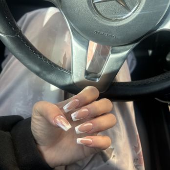 Polish Room 1 - Glendale - I got French tip coffin nails with chrome by Lisa! - Waxing Near Me - Glendale, Arizona Polish Room 1 - Glendale - I got French tip coffin nails with chrome by Lisa! - Waxing Near Me - Glendale, Arizona