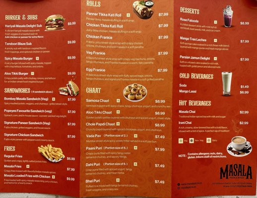 Menu photo 1 Masala Pizza & Bitezz South Riding, VA Menu photo 1 Masala Pizza & Bitezz South Riding, VA