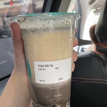 T4 Tea For U - Potted Milk Tea - Bubble Tea Near Me - Fairfield, California
