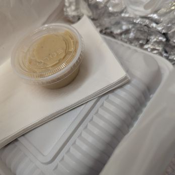 Papas Halal Gyro - We were offered a sample of hummus to try. - Halal Near Me - Depew, New York Papas Halal Gyro - We were offered a sample of hummus to try. - Halal Near Me - Depew, New York