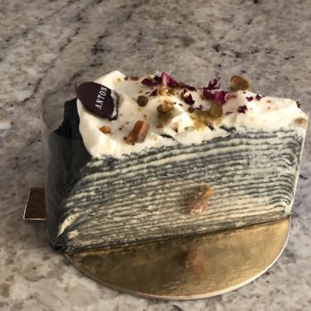 Anton - Pistachio Mille Crepes Slice - Bakeries Near Me - San Jose, California