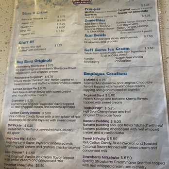 Big Easy Sno-balls - Menu - Shaved Ice Near Me - Atlanta, Georgia
