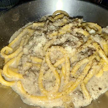 La Mia Mamma - Bigolo Cacio e Pepe with sausage ... outstanding - Italian Near Me - London, XGL