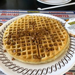 Waffle with Peanut Butter Waffle with Peanut Butter