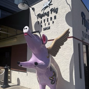 Flying Pig Tavern & Tap - The pig looks so happy to greet you! - American Near Me - Bethlehem, Pennsylvania Flying Pig Tavern & Tap - The pig looks so happy to greet you! - American Near Me - Bethlehem, Pennsylvania