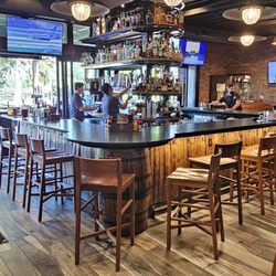 Indoor bar area