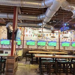 A lot of tv's great spot to watch sports
