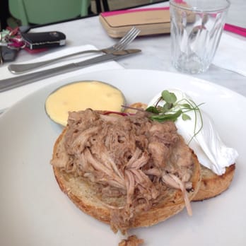 The Kettle Black - Pulled pork with poached egg - Cafes Near Me - South Melbourne, VIC The Kettle Black - Pulled pork with poached egg - Cafes Near Me - South Melbourne, VIC