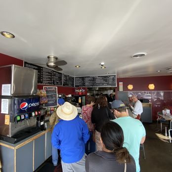 Rooster Café - Inside seems to have a nice line. That's a good sign, right? - Breakfast & Brunch Near Me - Costa Mesa, California Rooster Café - Inside seems to have a nice line. That's a good sign, right? - Breakfast & Brunch Near Me - Costa Mesa, California