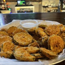 Harwood Tavern - Fried Pickles (on secret menu)