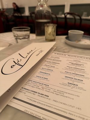 Menu photo 4 Cafe Luce Manhattan, NY Menu photo 4 Cafe Luce Manhattan, NY