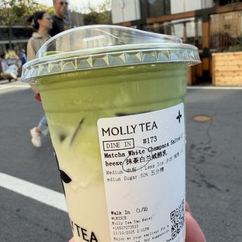 Molly Tea - Matcha white champaca salted cheese - Bubble Tea Near Me - San Mateo, California Molly Tea - Matcha white champaca salted cheese - Bubble Tea Near Me - San Mateo, California