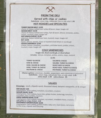 Menu photo 1 Savage Grill Virginia City, NV Menu photo 1 Savage Grill Virginia City, NV