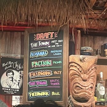 Kona Club - The Beers - Tiki Bars Near Me - Oakland, California Kona Club - The Beers - Tiki Bars Near Me - Oakland, California