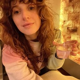 Relaxing salt room where you get to wait for your appointment. Complimentary glass of wine. (They also have tea & snacks ) Relaxing salt room where you get to wait for your appointment. Complimentary glass of wine. (They also have tea & snacks )