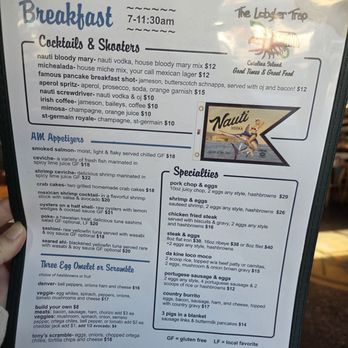 The Lobster Trap - breakfast menu 1/2 - Seafood Near Me - Avalon, California The Lobster Trap - breakfast menu 1/2 - Seafood Near Me - Avalon, California
