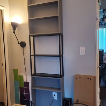 Adam’s Cabinet Installation - Yay! Beautiful! Will update when we do the doors & I finish the tetris wall - Cabinetry Near Me - Anaheim, California