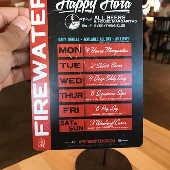 Torchy's Tacos - Happy hour menu - Tex-Mex Near Me - Fort Worth, Texas