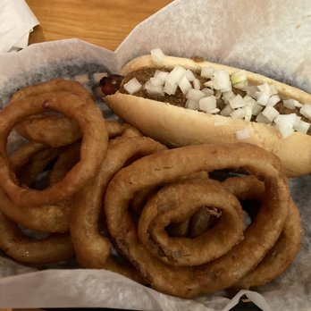 City Dogs - Richmond Original Dog w/Onion Rings (extra onions) - Hot Dogs Near Me - Richmond, Virginia City Dogs - Richmond Original Dog w/Onion Rings (extra onions) - Hot Dogs Near Me - Richmond, Virginia