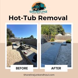 Hot tub removal
