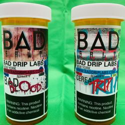 Time Warp Smoke Shop - Bad Drip salt nic juice/ Time Warp Smoke Shop