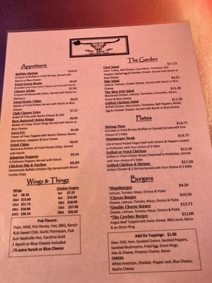 Menu photo 1 Hwy 5 Grub & Pub Smyrna, SC