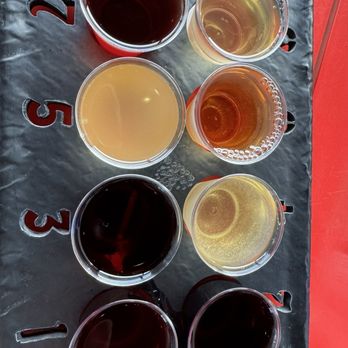 Whole Hearted Winery - My flight - Wineries Near Me - New Hudson, Michigan