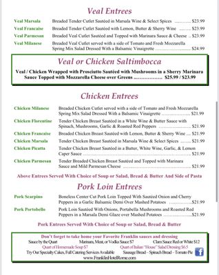 Menu photo 5 Vescio's Franklin Hotel Rome, NY Menu photo 5 Vescio's Franklin Hotel Rome, NY