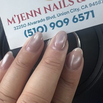 M Jenn Nail & Spa - Cat eye gel builder mani - Nail Salons Near Me - Union City, California M Jenn Nail & Spa - Cat eye gel builder mani - Nail Salons Near Me - Union City, California