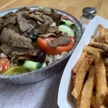 Jimmy's Greek American Grill - Gyro salad and fries - Greek Near Me - Sebring, Florida Jimmy's Greek American Grill - Gyro salad and fries - Greek Near Me - Sebring, Florida