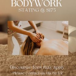 Intune Body Therapy - $175/60min
$215/90min