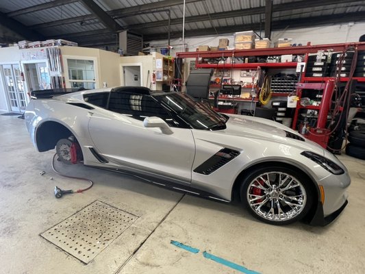 Corvette Four New Michelin Tires - 2018 corvette needed 4 new tires, no problem for us! Corvette Four New Michelin Tires - 2018 corvette needed 4 new tires, no problem for us!
