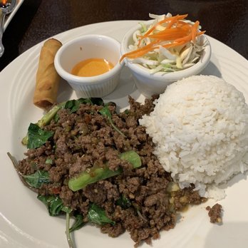 Darunee Thai Cuisine - 19A. Pad Ka Praw with beef - Thai Near Me - San Marcos, California