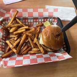 Whitman's Bar & Grill - Snowshoe burger