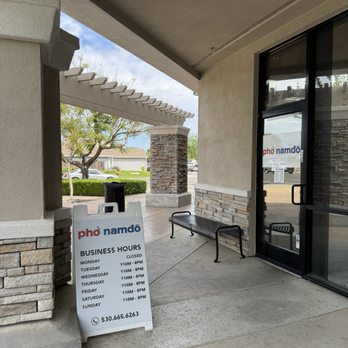 Pho Namdo - Finally door signage!! April 2025 - Noodles Near Me - Woodland, California Pho Namdo - Finally door signage!! April 2025 - Noodles Near Me - Woodland, California