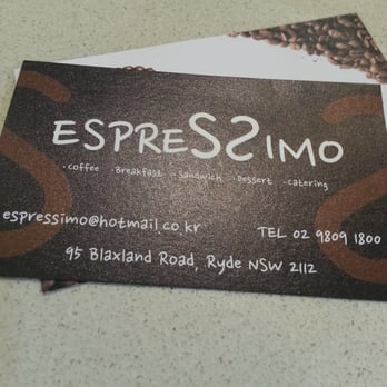 Espressimo - Restaurants Near Me - Ryde, NSW Espressimo - Restaurants Near Me - Ryde, NSW