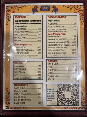 Menu photo 3 Chandni Chowk Santa Clara, CA