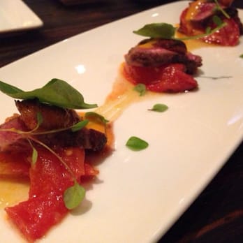 KUU Restaurant - Wagyu & Unagi ($19): Texas Kobe beef, unagi, kimchi-fruit emulsion - Japanese Near Me - Houston, Texas KUU Restaurant - Wagyu & Unagi ($19): Texas Kobe beef, unagi, kimchi-fruit emulsion - Japanese Near Me - Houston, Texas