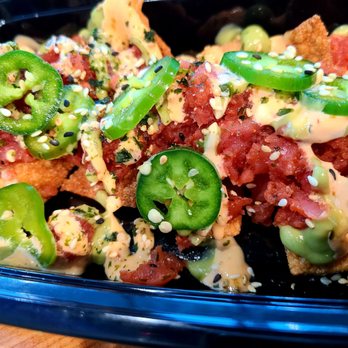 Poke Hana - Spicy tuna nachos - $5 - Poke Near Me - Windermere, Florida Poke Hana - Spicy tuna nachos - $5 - Poke Near Me - Windermere, Florida