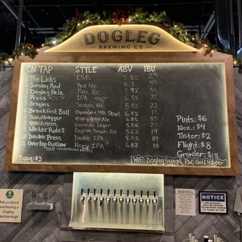 Dogleg Brewing Company - Breweries Near Me - Vista, California