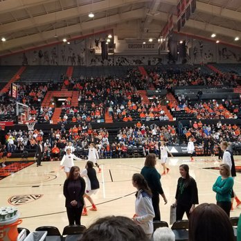 Gill Coliseum - Notre Dame vs. Oregon State, Nov. 19, 2017. Best sporting-event seats I've ever had. - Stadiums & Arenas Near Me - Corvallis, Oregon Gill Coliseum - Notre Dame vs. Oregon State, Nov. 19, 2017. Best sporting-event seats I've ever had. - Stadiums & Arenas Near Me - Corvallis, Oregon