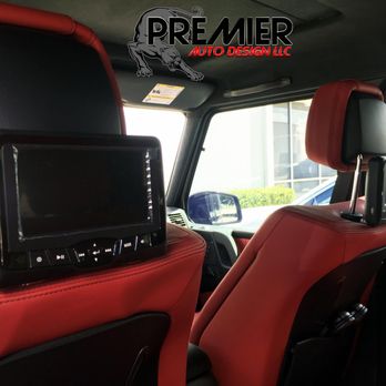 Premier Auto Design - 2016 Mercedes Benz G550 SUV Seat Back Entertainment System Installed - Car Stereo Installation Near Me - Garland, Texas